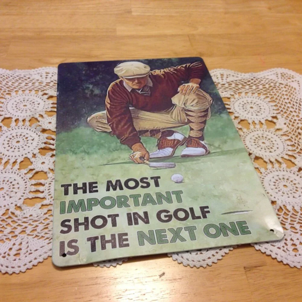 Sports, Golfing wall art Sign